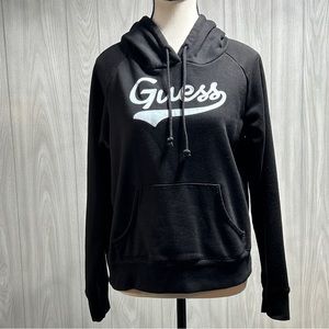 Guess Women’s Black Hoodie Size XL